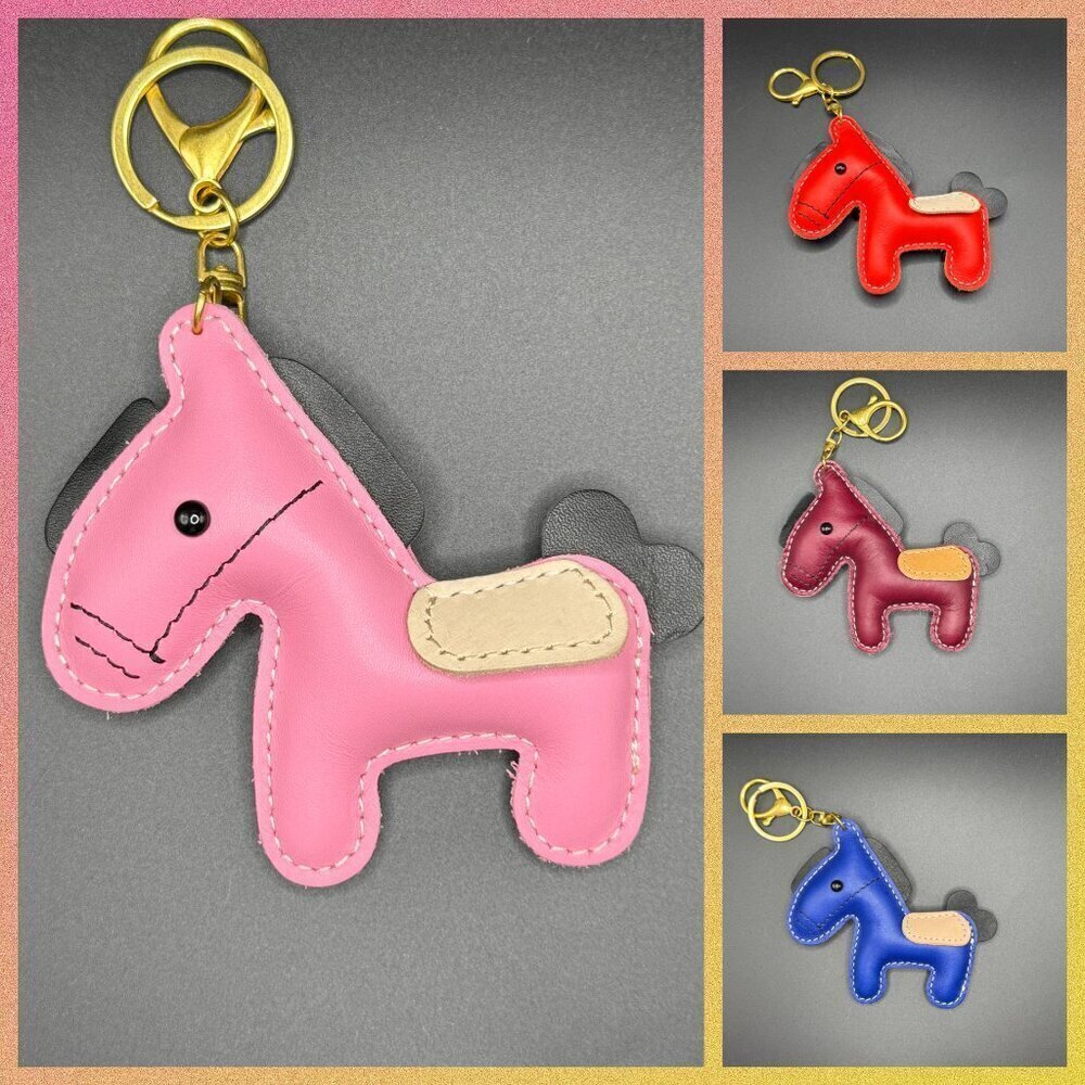 Puffy Large Horse Purse and Bag Accessory or Keychain (new 2025 style)